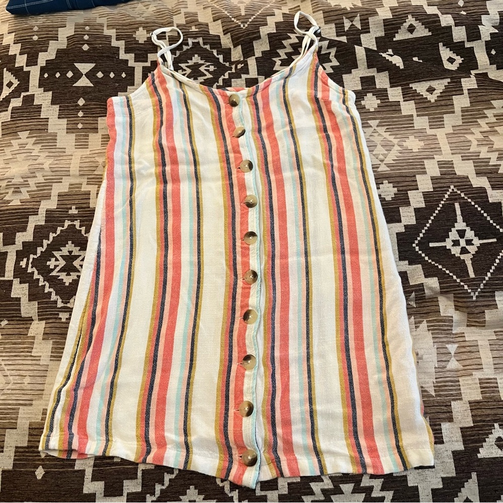 Rip curl button up dress
